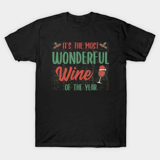 Christmas Wine lover gifts | Xmas Wine Quotes T-Shirt by MGO Design